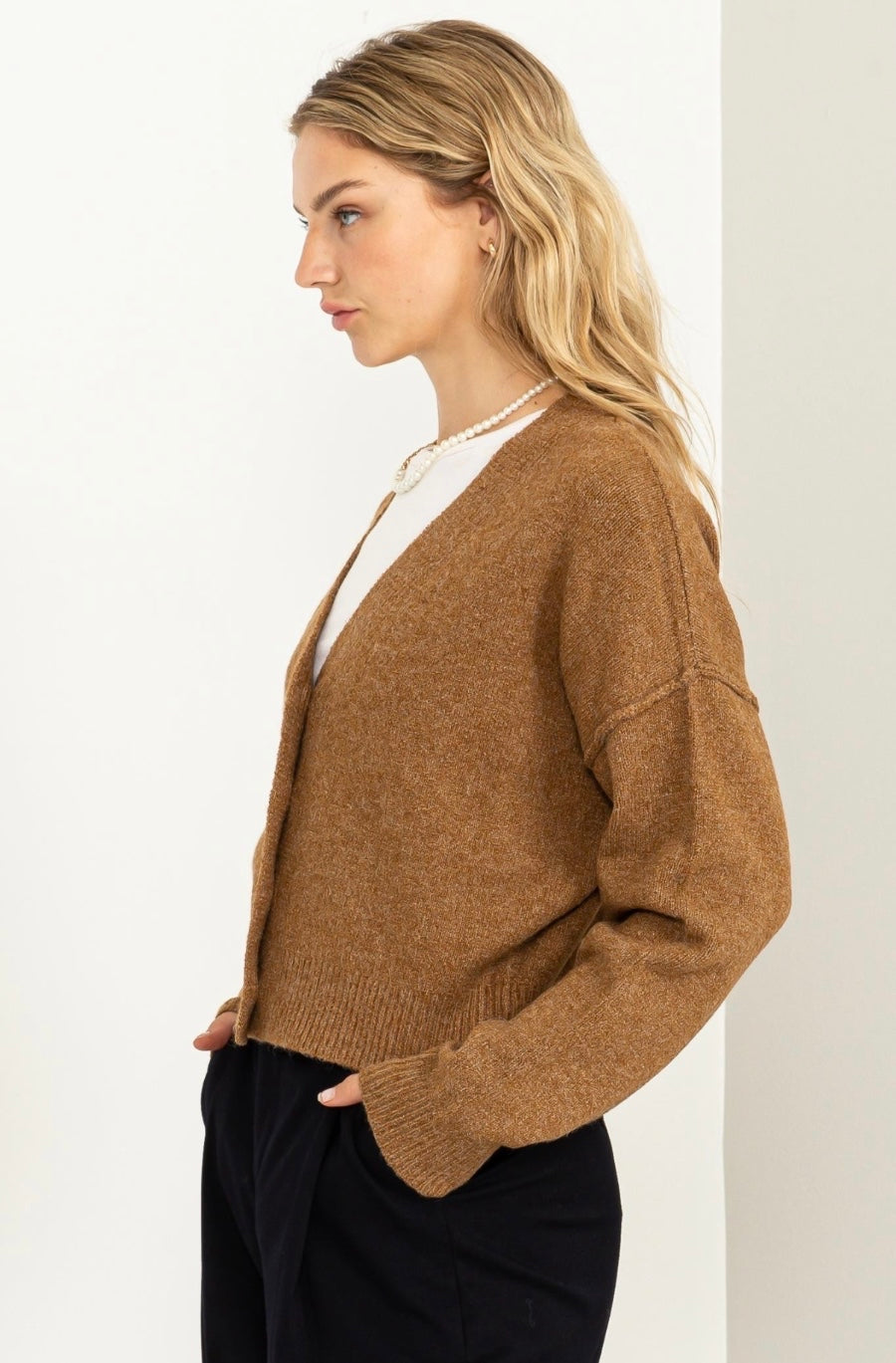 CHELSEA BUTTON UP CARDIGAN
