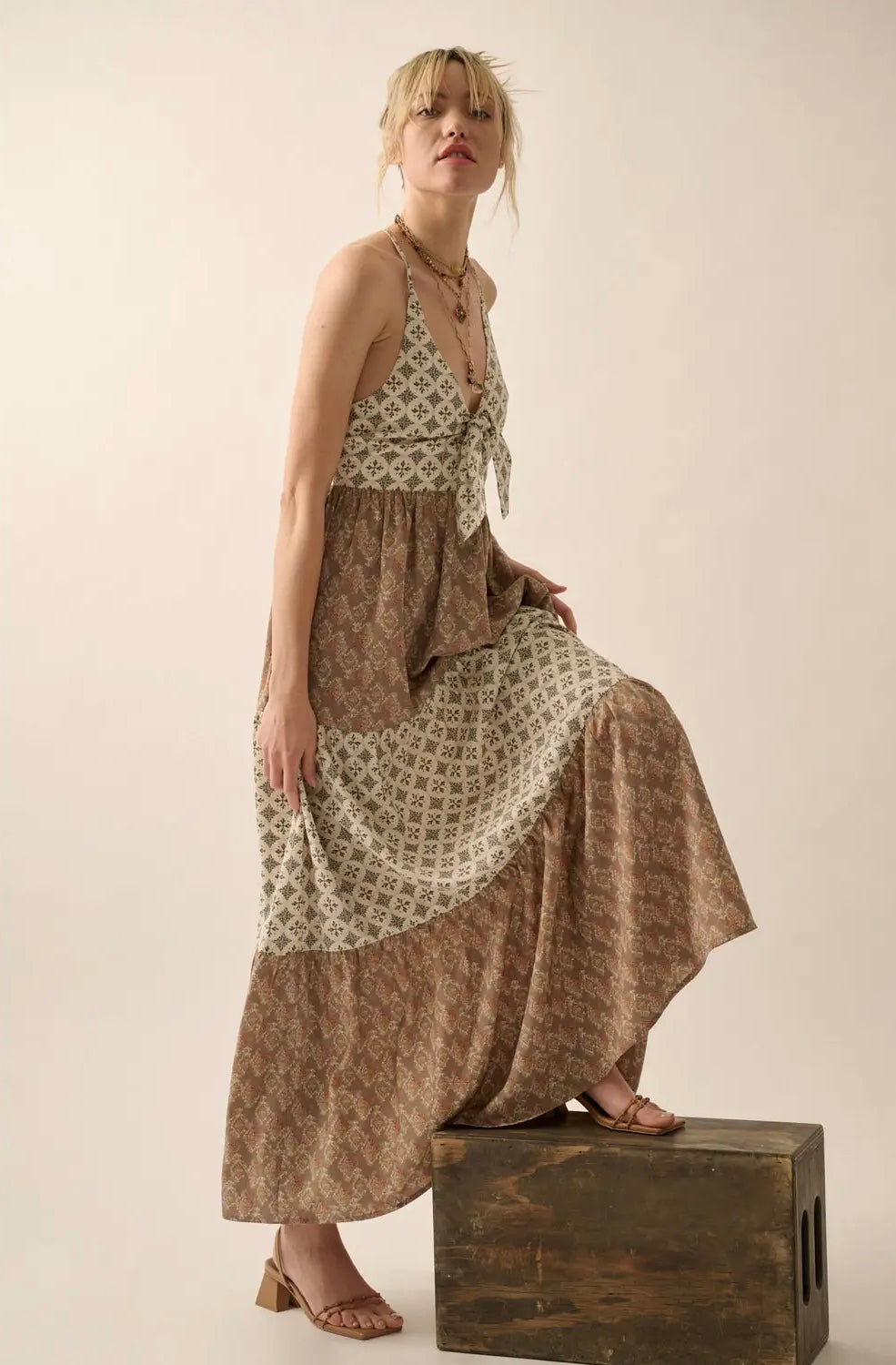 LYDIA PRINT MAXI DRESS